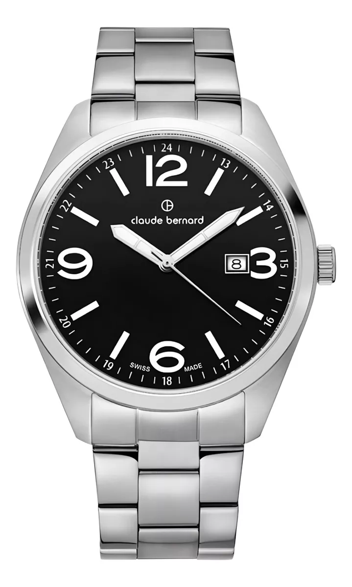 RELOJ CLAUDE BERNARD CLASSIC DATE HOMBRE 53019.3MNB - 1