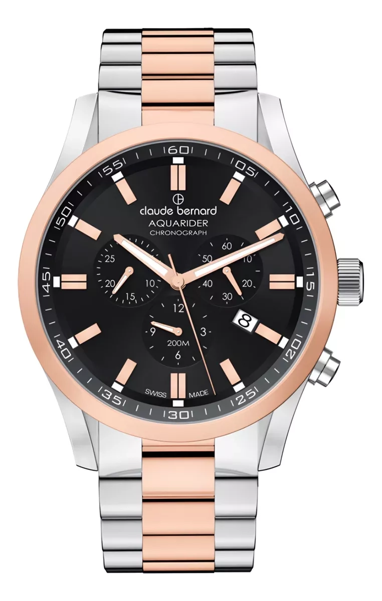 RELOJ CLAUDE BERNARD CRONOGRAFO HOMBRE 10222.357RMNIR - 1