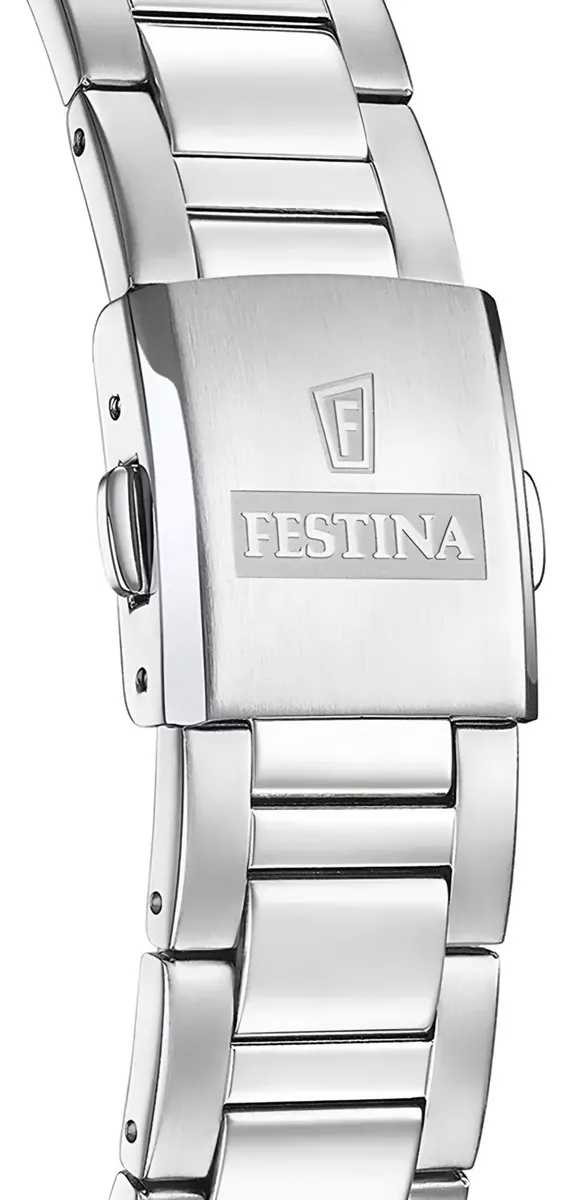 RELOJ FESTINA SOLAR ENERGY PARA HOMBRE DE ACERO F20656.1 SS COLOR DE LA MALLA PLATEADO COLOR DEL BIS - 5