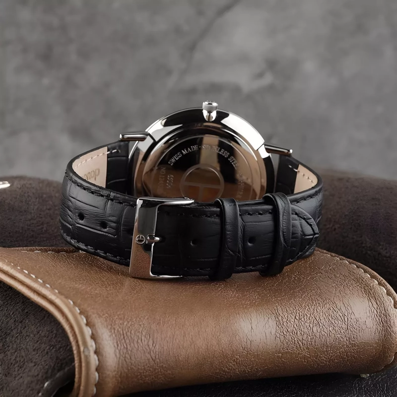 RELOJ CLAUDE BERNARD CLASSIC ESFERA NEGRA HOMBRE 65004.3GING - 3