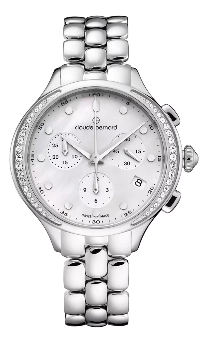 RELOJ CLAUDE BERNARD CHRONOGRAPH 38MM MUJER 10232.3PMNAIN - 1