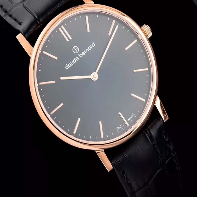 RELOJ CLAUDE BERNARD SLIM LINE 39MM HOMBRE 20214.37RNIR - 2