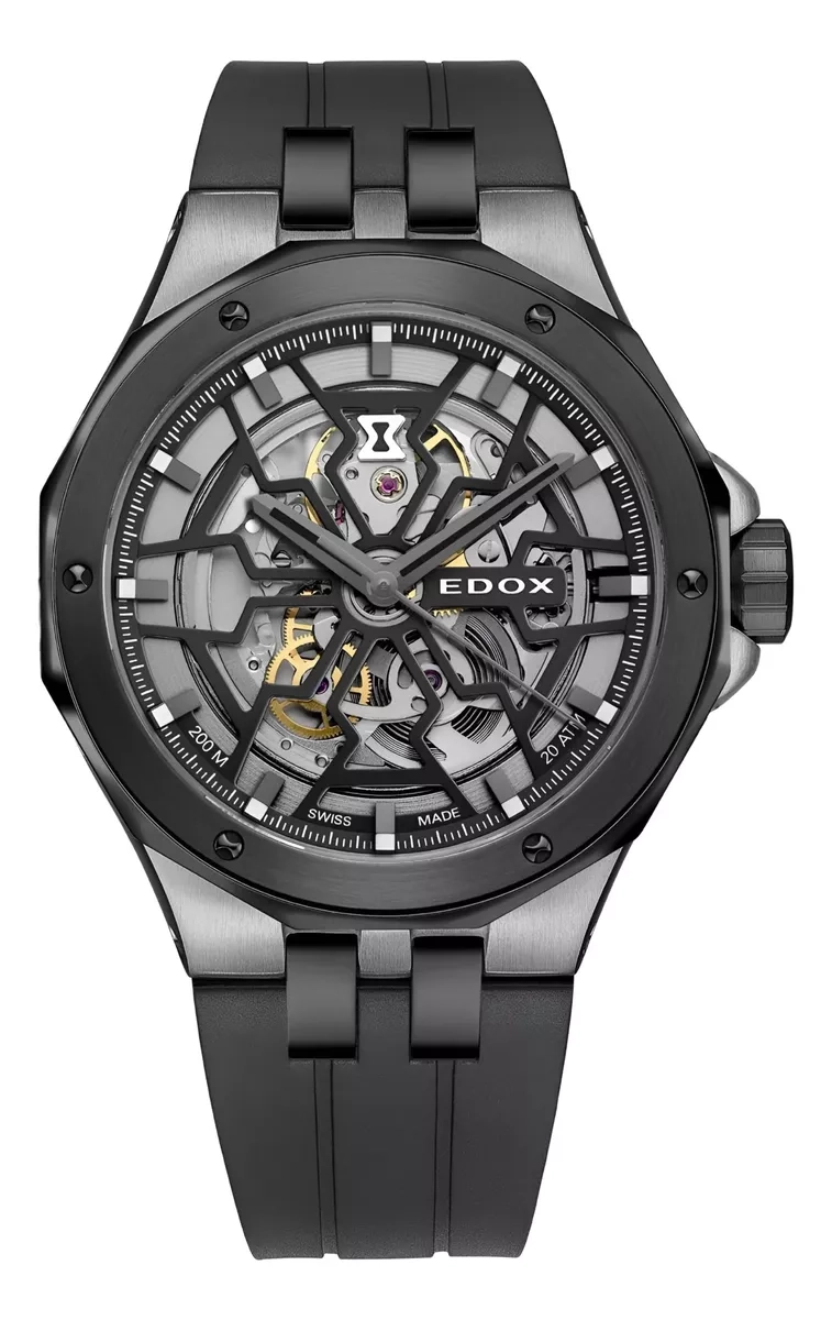 RELOJ EDOX GREY SKELETON AUTOMATIC HOMBRE 85303.357GNNGN - 1
