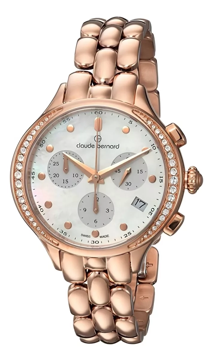 RELOJ CLAUDE BERNARD CHRONOGRAPH MUJER 10232.37RPMNAIR - 1