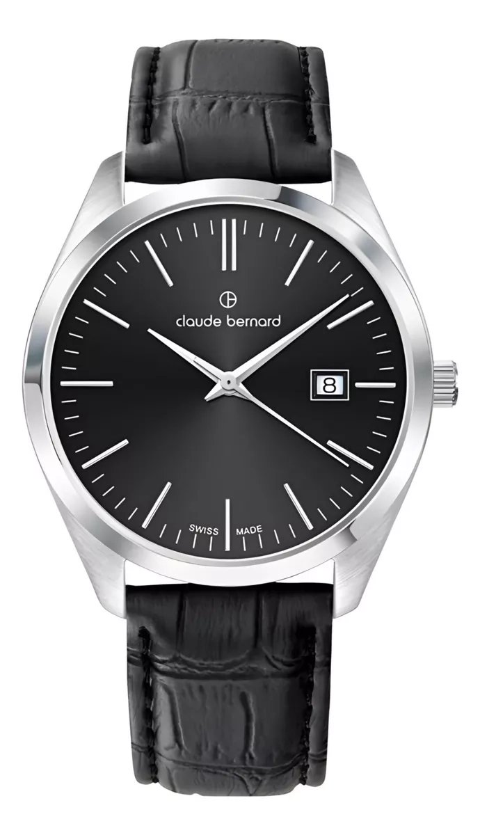 RELOJ CLAUDE BERNARD CLASSIC NEGRO 42MM HOMBRE 70201.3NIN - 1