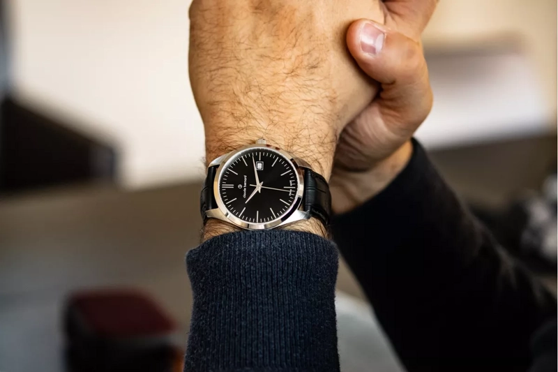 RELOJ CLAUDE BERNARD CLASSIC NEGRO 42MM HOMBRE 70201.3NIN - 2