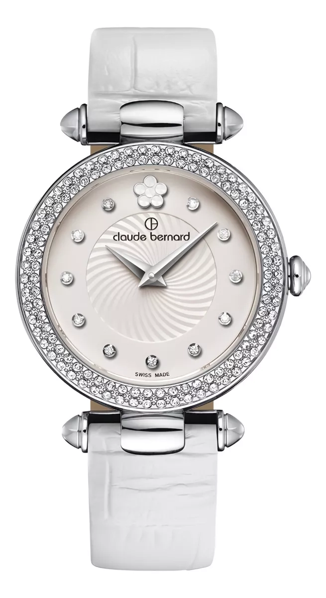 RELOJ CLAUDE BERNARD WHITE DIAL 30MM MUJER 20504.3PAPN2 - 1