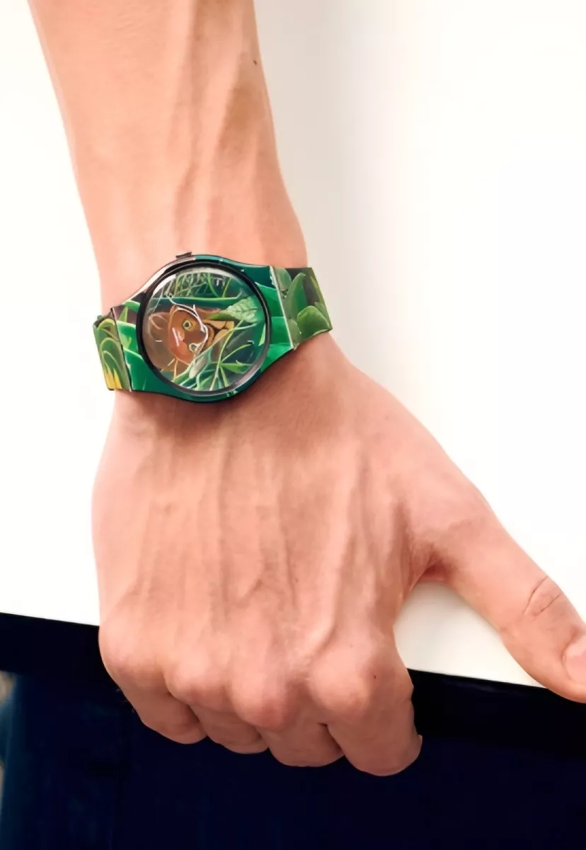 RELOJ SWATCH UNISEX THE DREAM BY HENRI ROUSSEAU SUOZ333 - 5