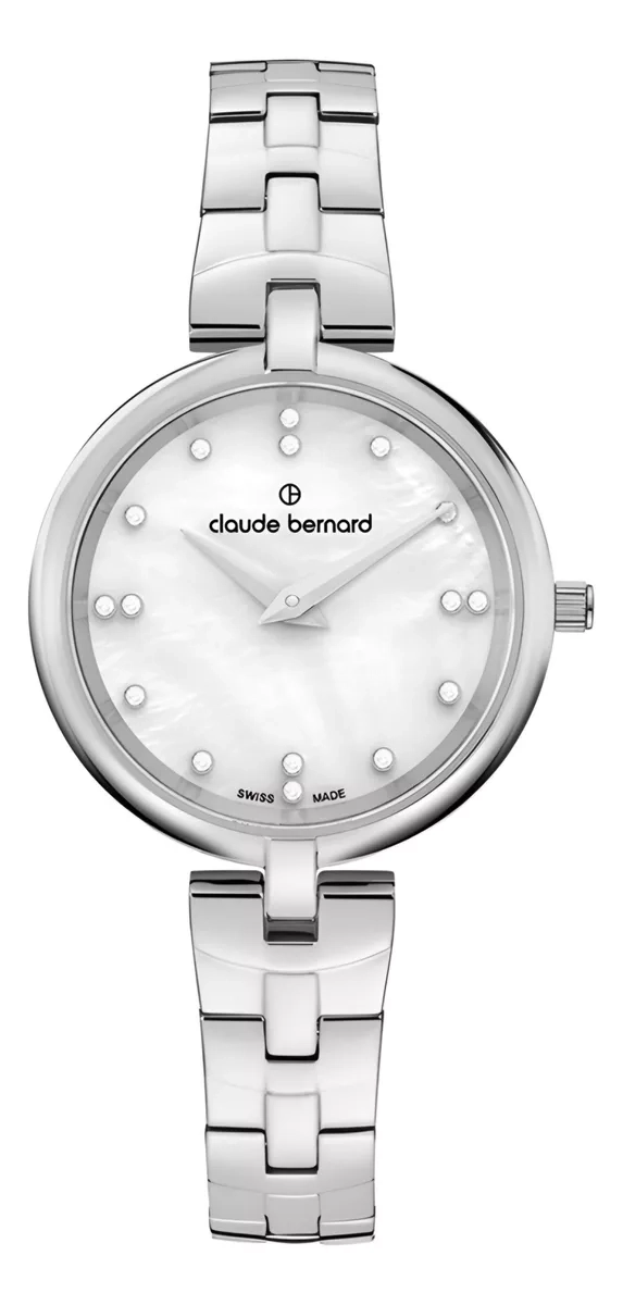 RELOJ CLAUDE BERNARD CLASSIC ACERO MUJER 20220.3MNAPN - 1