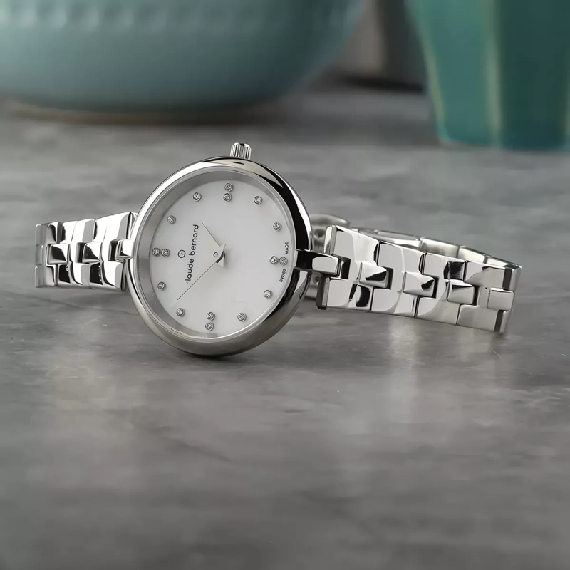 RELOJ CLAUDE BERNARD CLASSIC ACERO MUJER 20220.3MNAPN - 2