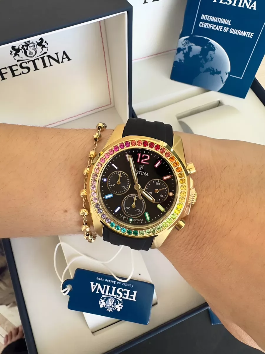 RELOJ PARA MUJER FESTINA BOYFRIEND COLLECTION F20650/3 NEGRO - 3
