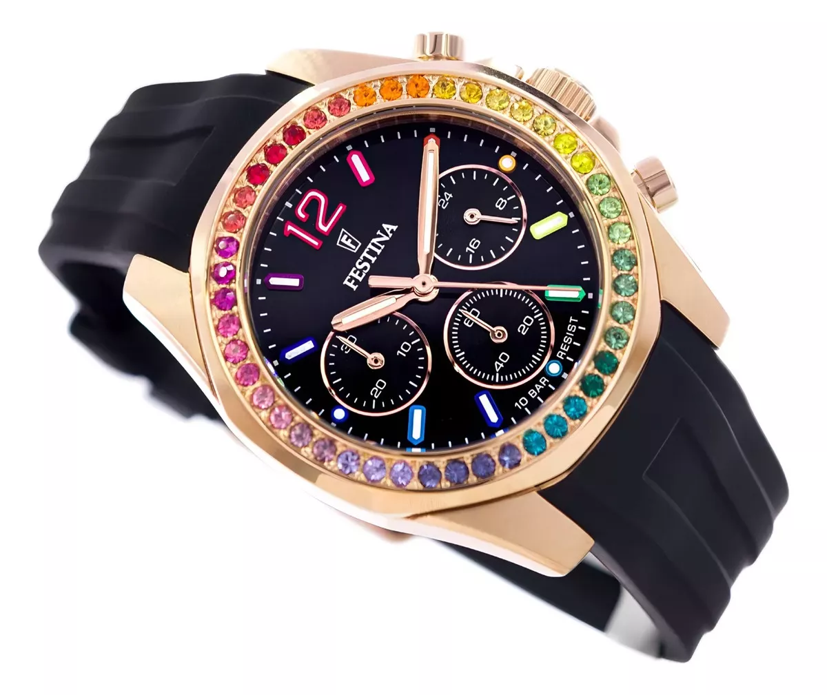 RELOJ PARA MUJER FESTINA BOYFRIEND COLLECTION F20650/3 NEGRO - 4