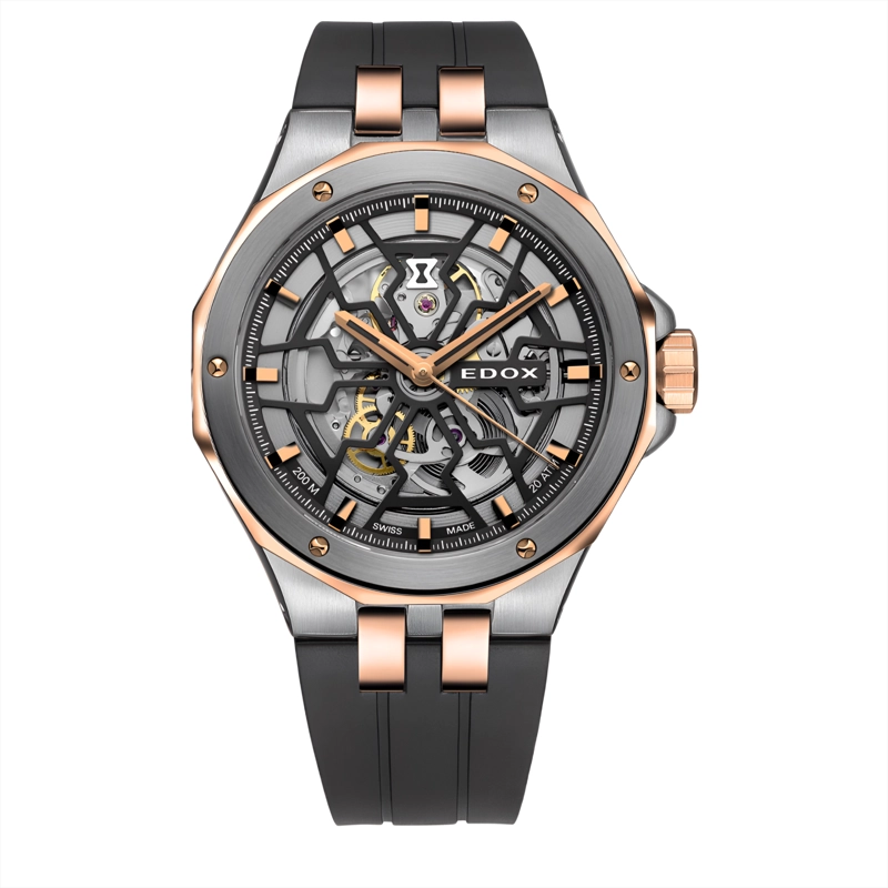 RELOJ EDOX ROSE GOLD AUTOMATIC HOMBRE 85303.357GRNRN - 1