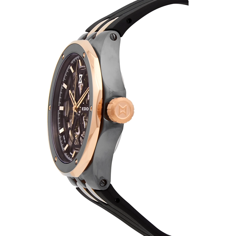 RELOJ EDOX ROSE GOLD AUTOMATIC HOMBRE 85303.357GRNRN - 4