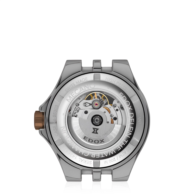 RELOJ EDOX ROSE GOLD AUTOMATIC HOMBRE 85303.357GRNRN - 5