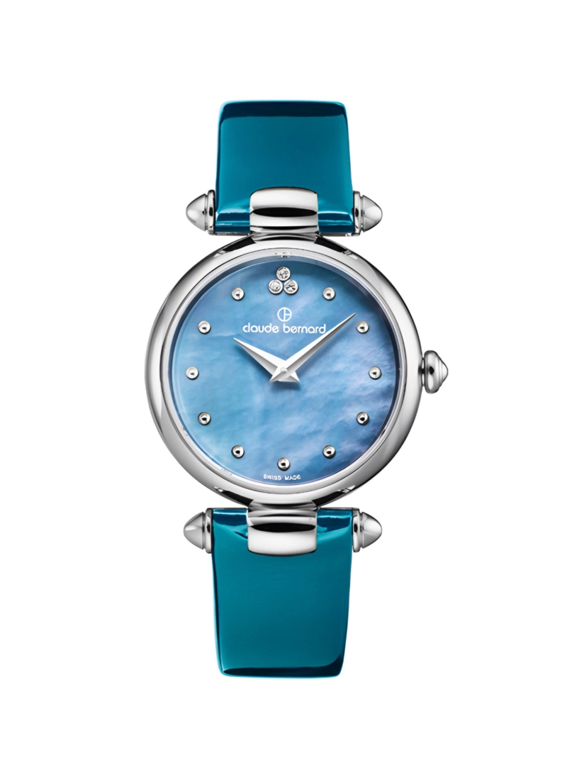 RELOJ CLAUDE BERNARD FASHION CUERO AZUL MUJER 20501.3NABUDN - 1