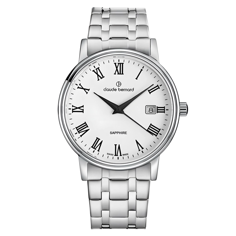 RELOJ CLAUDE BERNARD CLASSIC DATE HOMBRE 53009.3MBR - 1