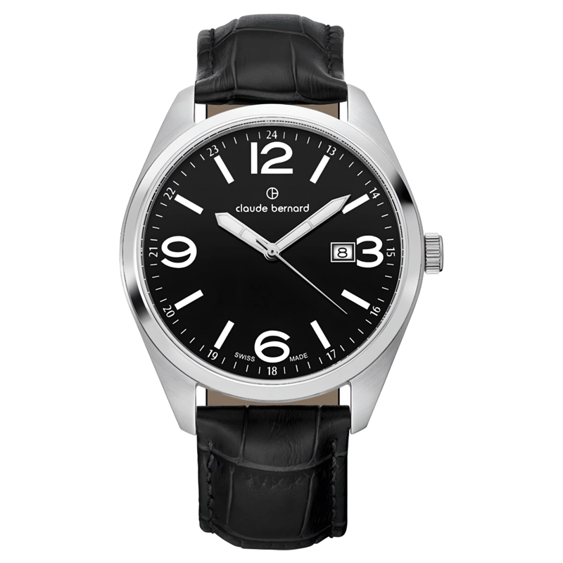 RELOJ CLAUDE BERNARD CLASSIC DATE HOMBRE 53019.3CNNB - 1