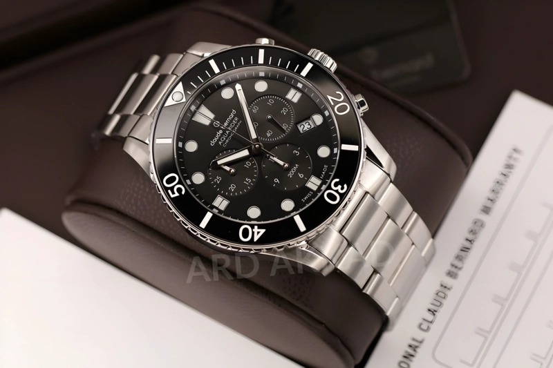 RELOJ CLAUDE BERNARD CHRONOGRAPH HOMBRE ACERO 10252.3NBMNIB - 2
