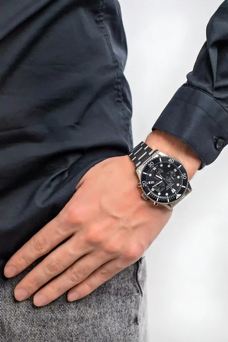 RELOJ CLAUDE BERNARD CHRONOGRAPH HOMBRE ACERO 10252.3NBMNIB - 4