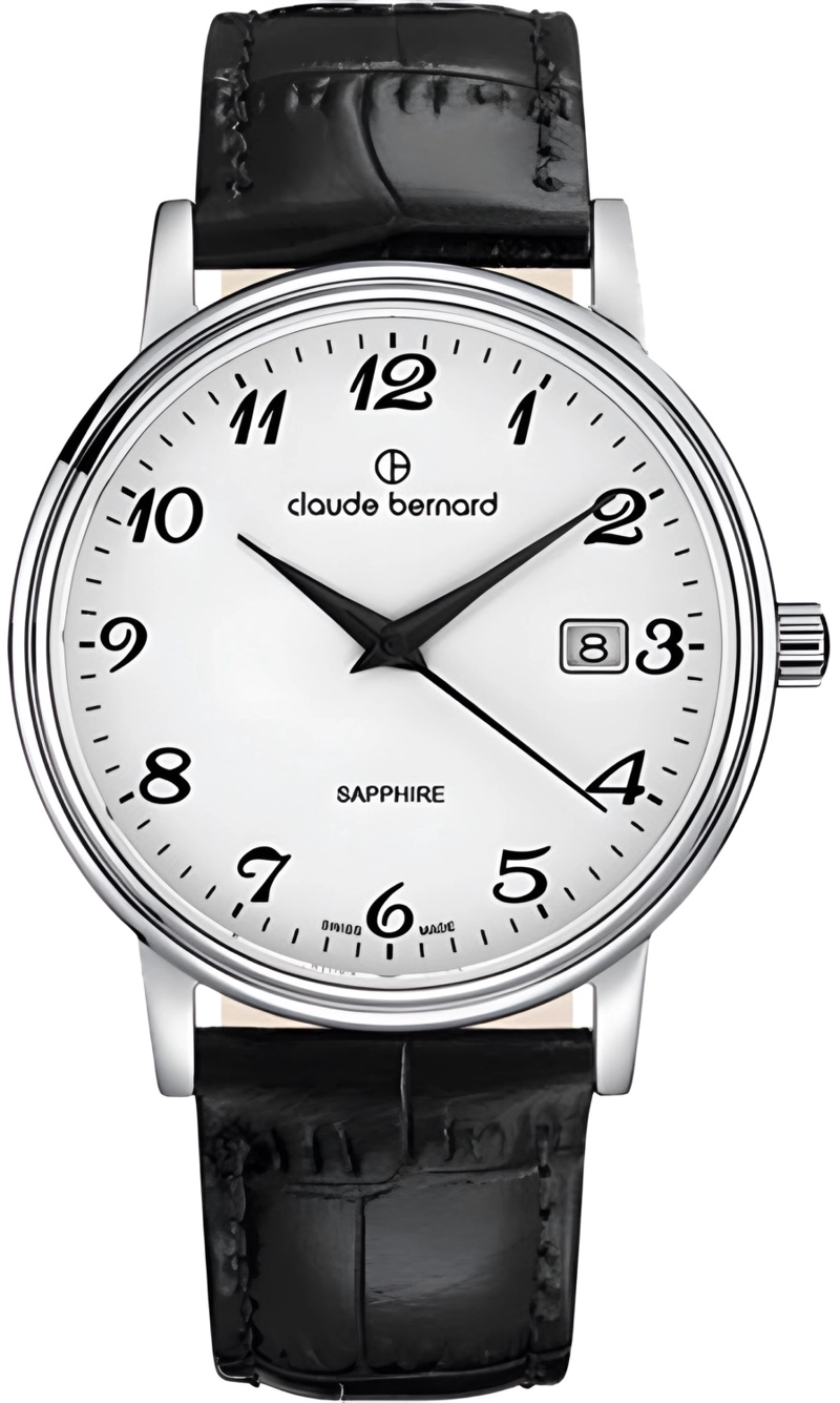 RELOJ CLAUDE BERNARD CLASSIC DATE 42MM HOMBRE 53009.3BB - 1