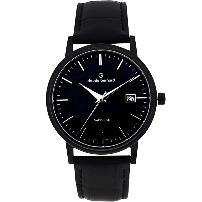 RELOJ CLAUDE BERNARD CLASSIC BLACK HOMBRE 53007.37NNIN - 1