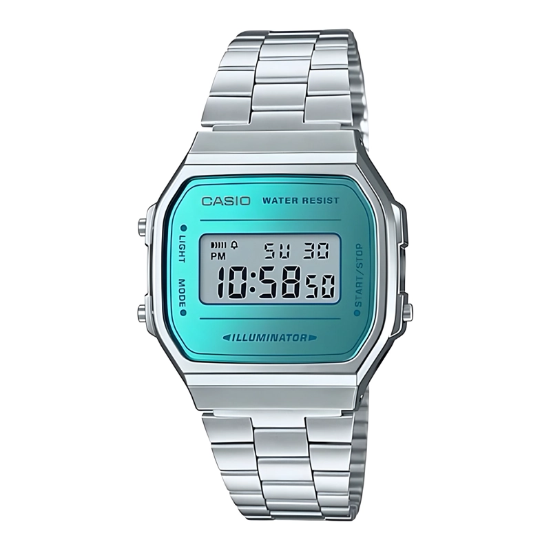 RELOJ CASIO DIGITAL UNISEX A-168WEM-2 - 1
