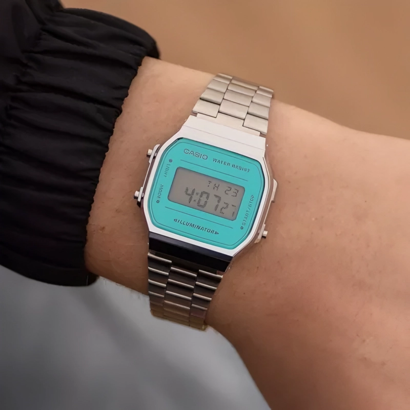 RELOJ CASIO DIGITAL UNISEX A-168WEM-2 - 2