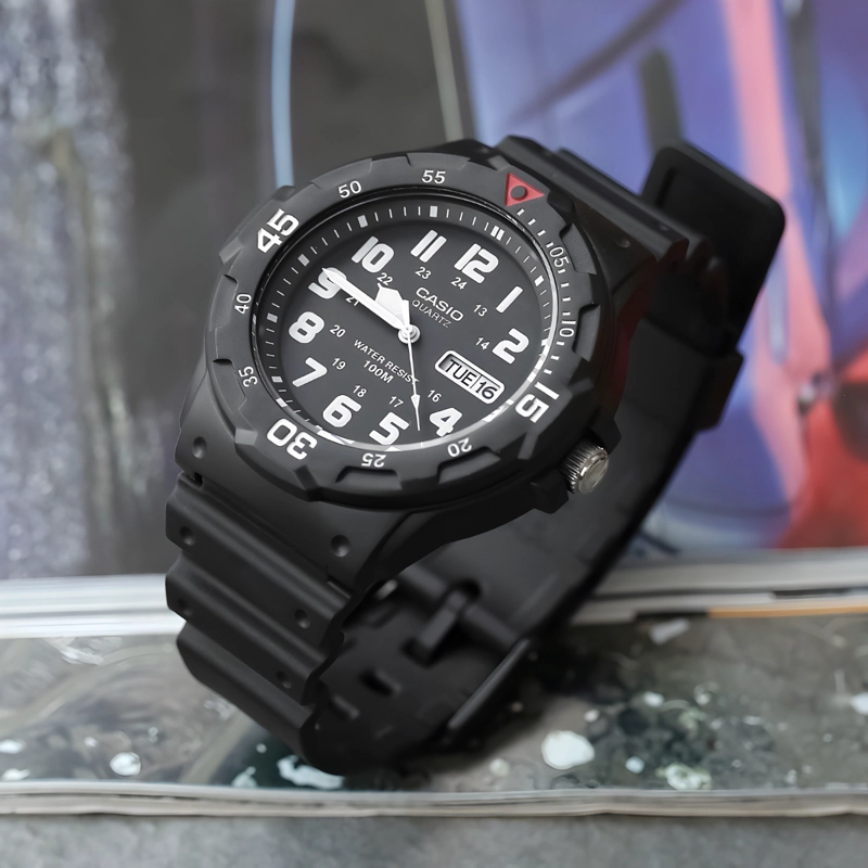 RELOJ CASIO NEGRO RESINA HOMBRE MRW-200H-1BVDF - 4