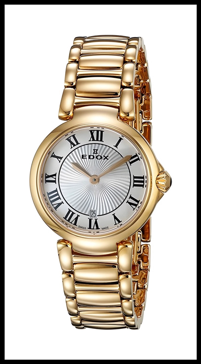 RELOJ EDOX ROMAN NUMERAL MUJER - 1