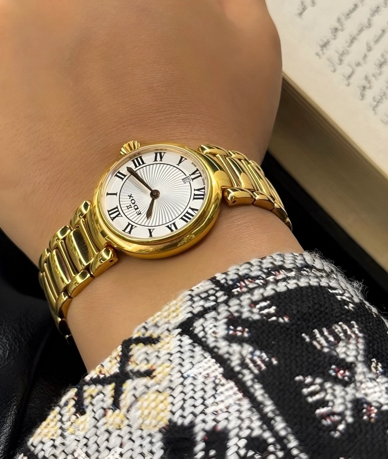 RELOJ EDOX ROMAN NUMERAL MUJER - 4