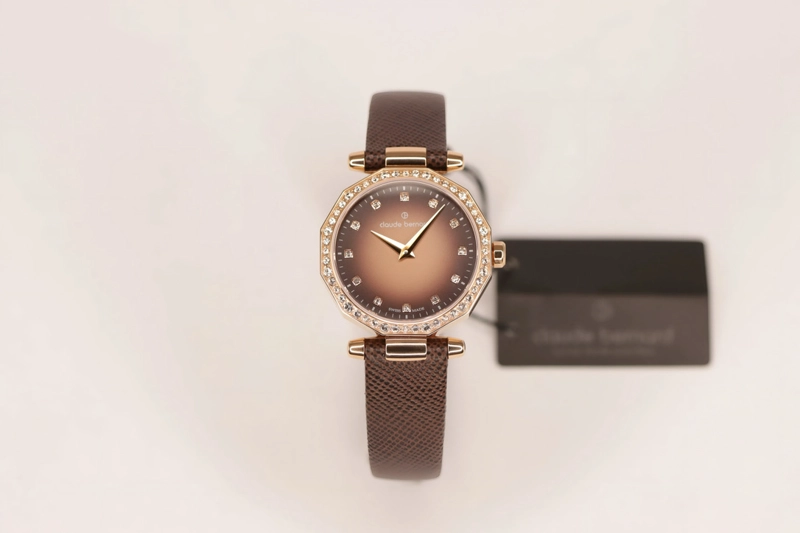 RELOJ CLAUDE BERNARD DRESS CODE MARRON MUJER - 5
