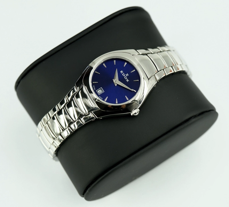 RELOJ EDOX CLASSIC MUJER ACERO PULIDO - 2