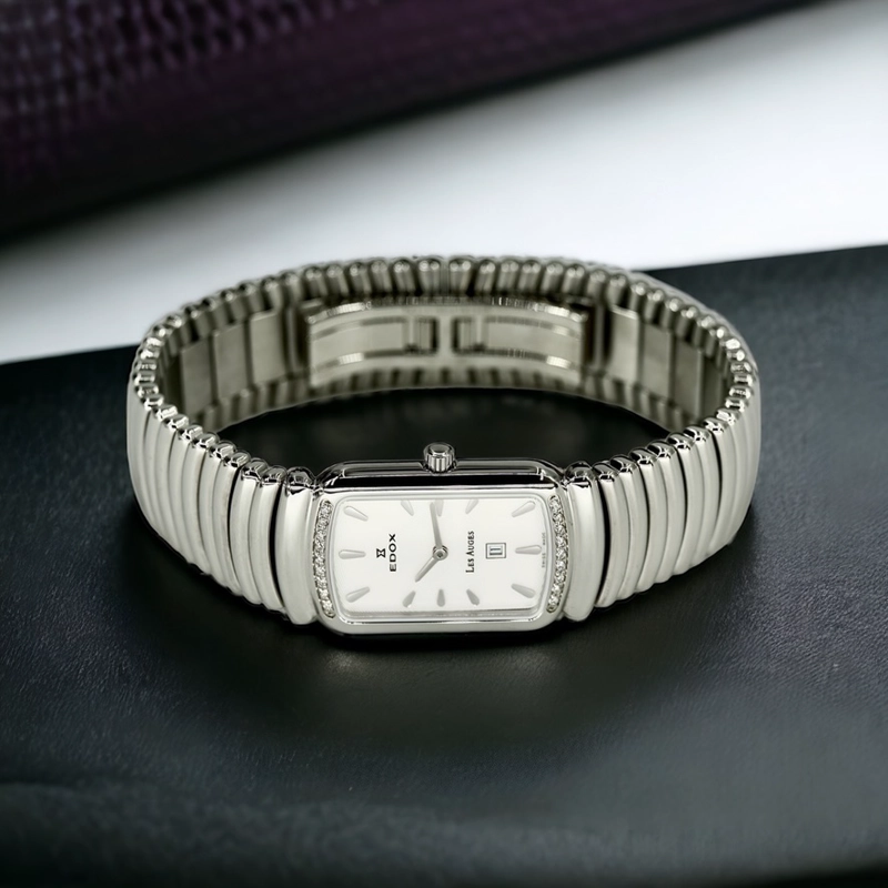 RELOJ EDOX ELEGANT DIAMONDS MUJER - 4