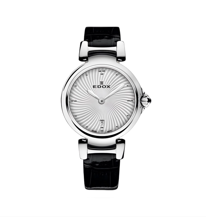 RELOJ EDOX LA PASSION WHITE DIAL 29MM MUJER - 1