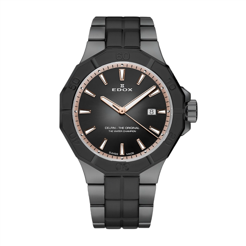 RELOJ EDOX DELFIN THE ORIGINAL DATE HOMBRE - 1