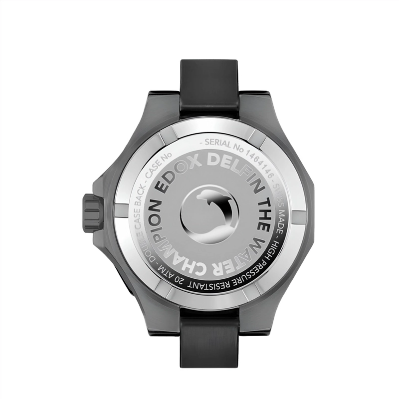 RELOJ EDOX DELFIN THE ORIGINAL DATE HOMBRE - 3