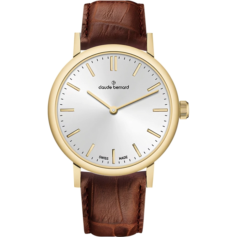 RELOJ CLAUDE BERNARD CORREA MARRON MUJER - 1