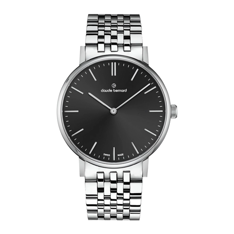 RELOJ CLAUDE BERNARD SLIM LINE 39MM SILVER HOMBRE - 1