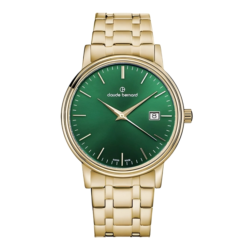 RELOJ CLAUDE BERNARD ESFERA VERDE 39MM HOMBRE 53007.37JMVID - 1