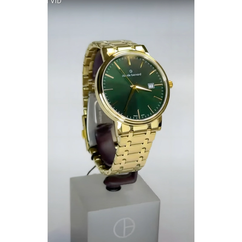 RELOJ CLAUDE BERNARD ESFERA VERDE 39MM HOMBRE 53007.37JMVID - 2