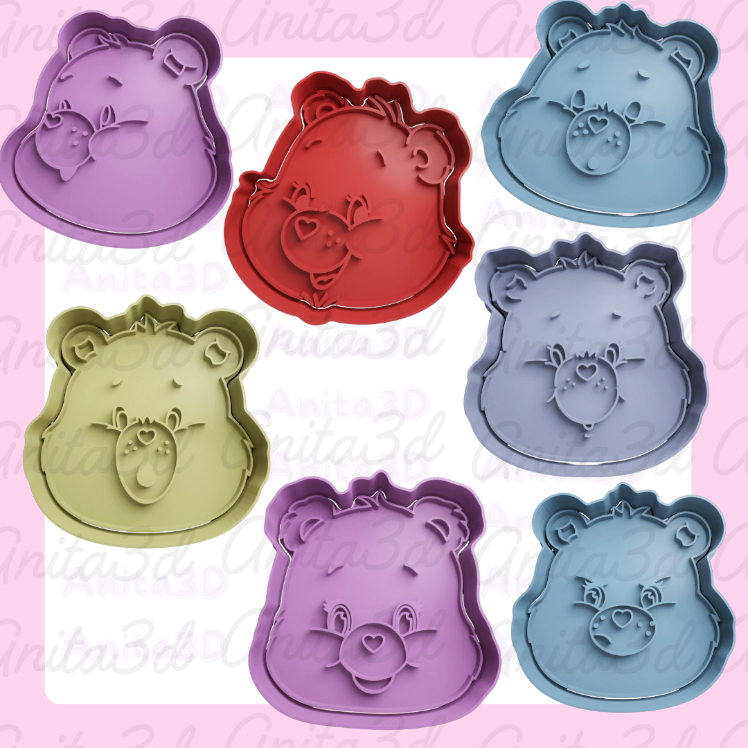 SET CORTADORES CARIÑOSITOS 8 CM 7 UNIDADES - 1