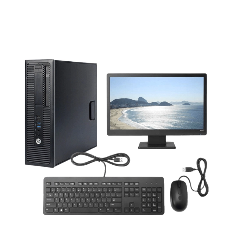 KIT PC HP PRODESK 600 G2 SFF INTEL CORE I7 4.00GHZ 8GB RAM DDR4 256GB SSD 500GB HDD AMD RADEON