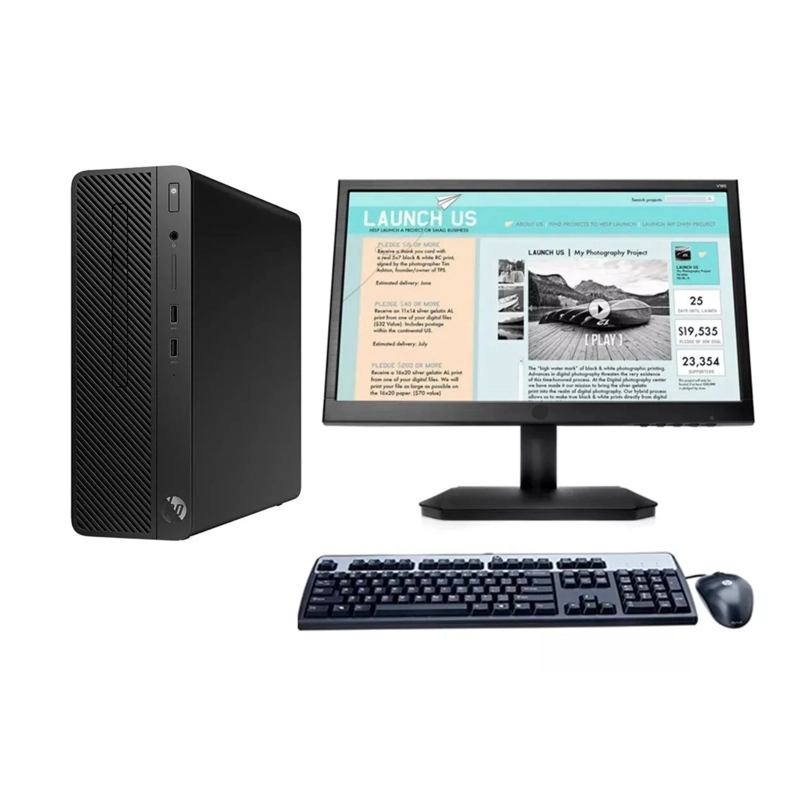 KIT PC HP 280 G3 SFF INTEL CORE I3 3.60GHZ 8GB RAM DDR4 256GB SSD WIN11 PRO