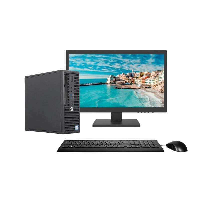 KIT PC HP PRODESK 400 G3 SFF INTEL CORE I7 4.00GHZ 8GB RAM 256GB SSD WIN10 PRO - 1