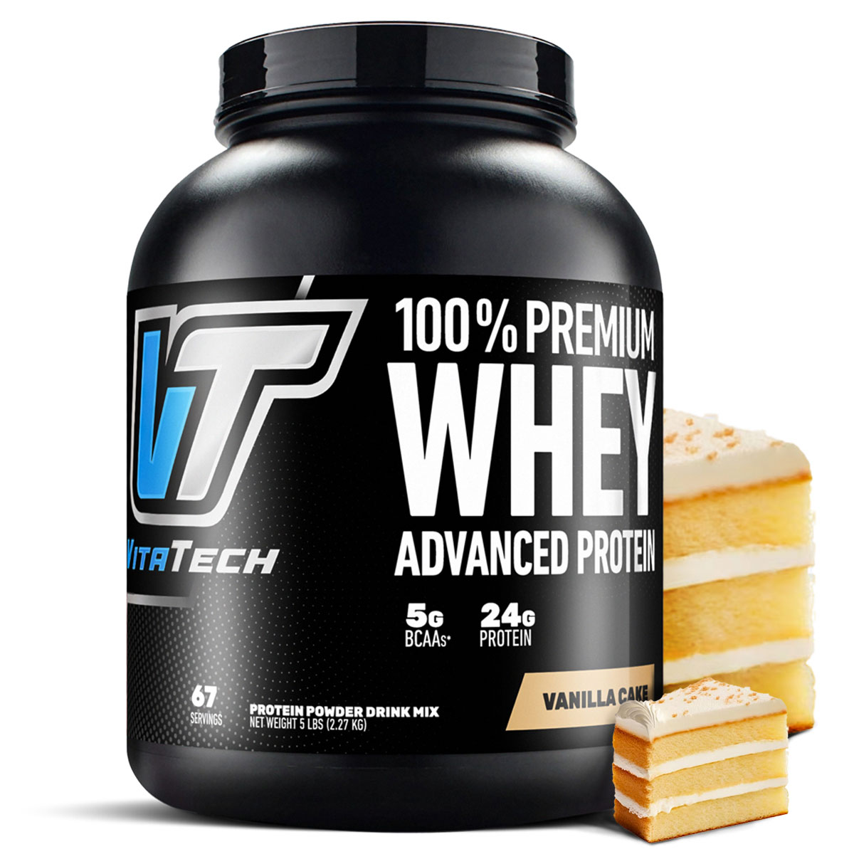 100% PREMIUM WHEY PROTEIN CHOCOLATE ICE CREAM VITATECH - 7