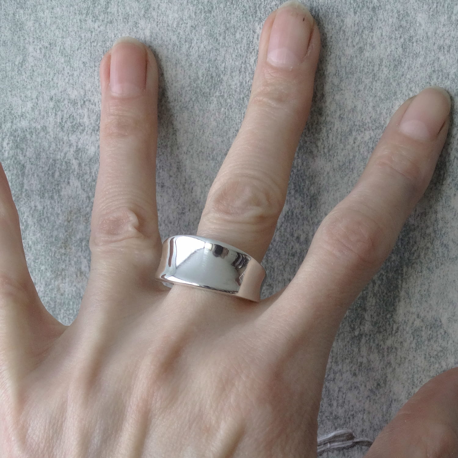 ANILLO DE MUJER PLATA 950 GRANDE - 3