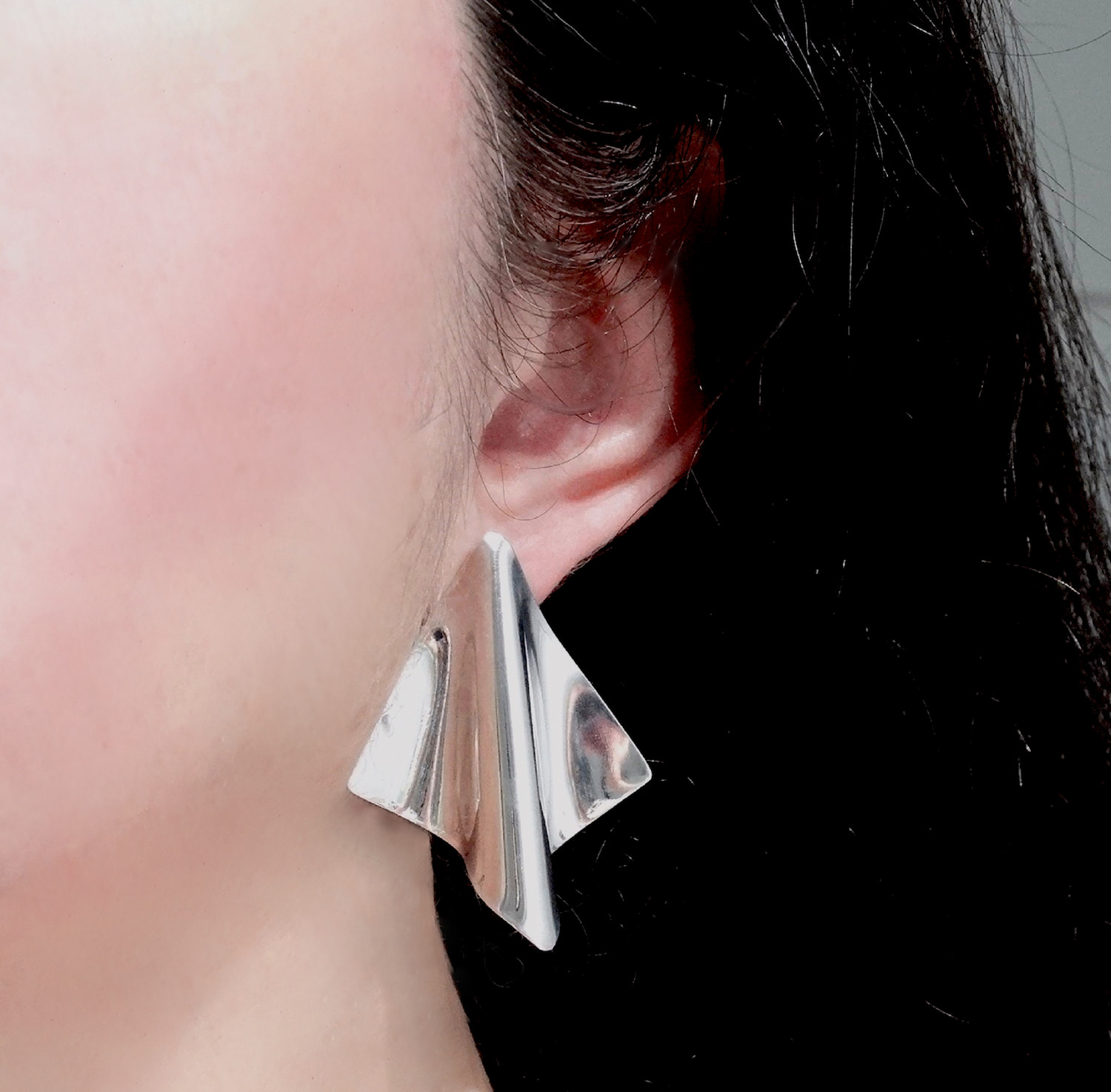 AROS DE PLATA PARA MUJER ESTILO CONTEMPORANEO - 3
