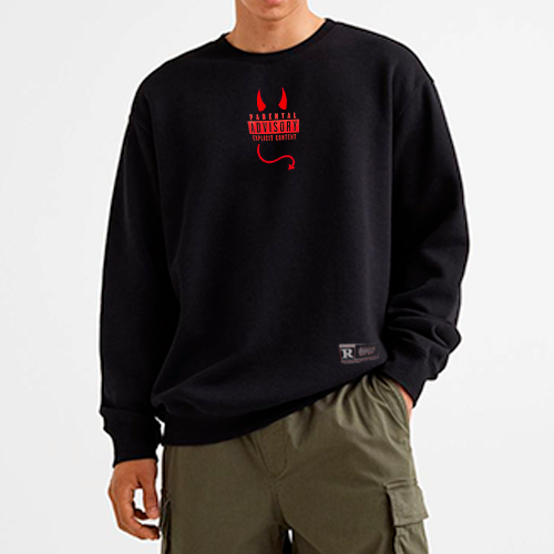 POLERON CREWNECK PARENTAL ADVISORY HA - 1
