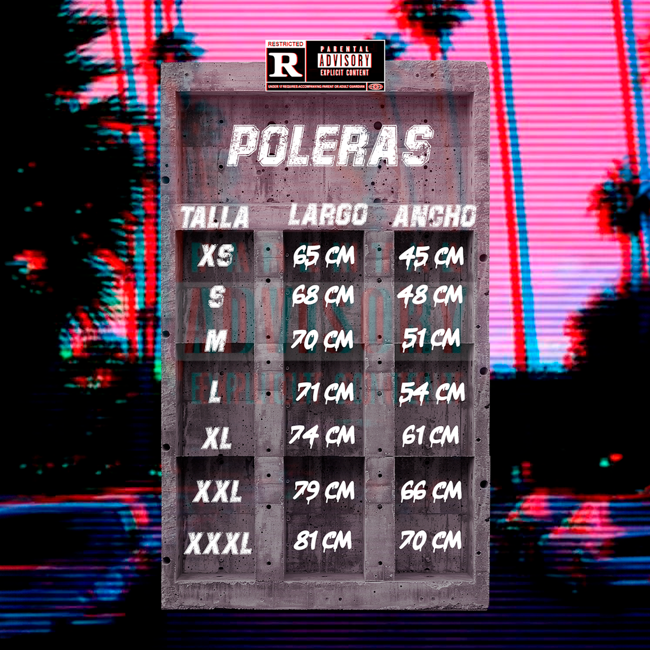 POLERA PARENTAL ADVISORY TWO PART - 3